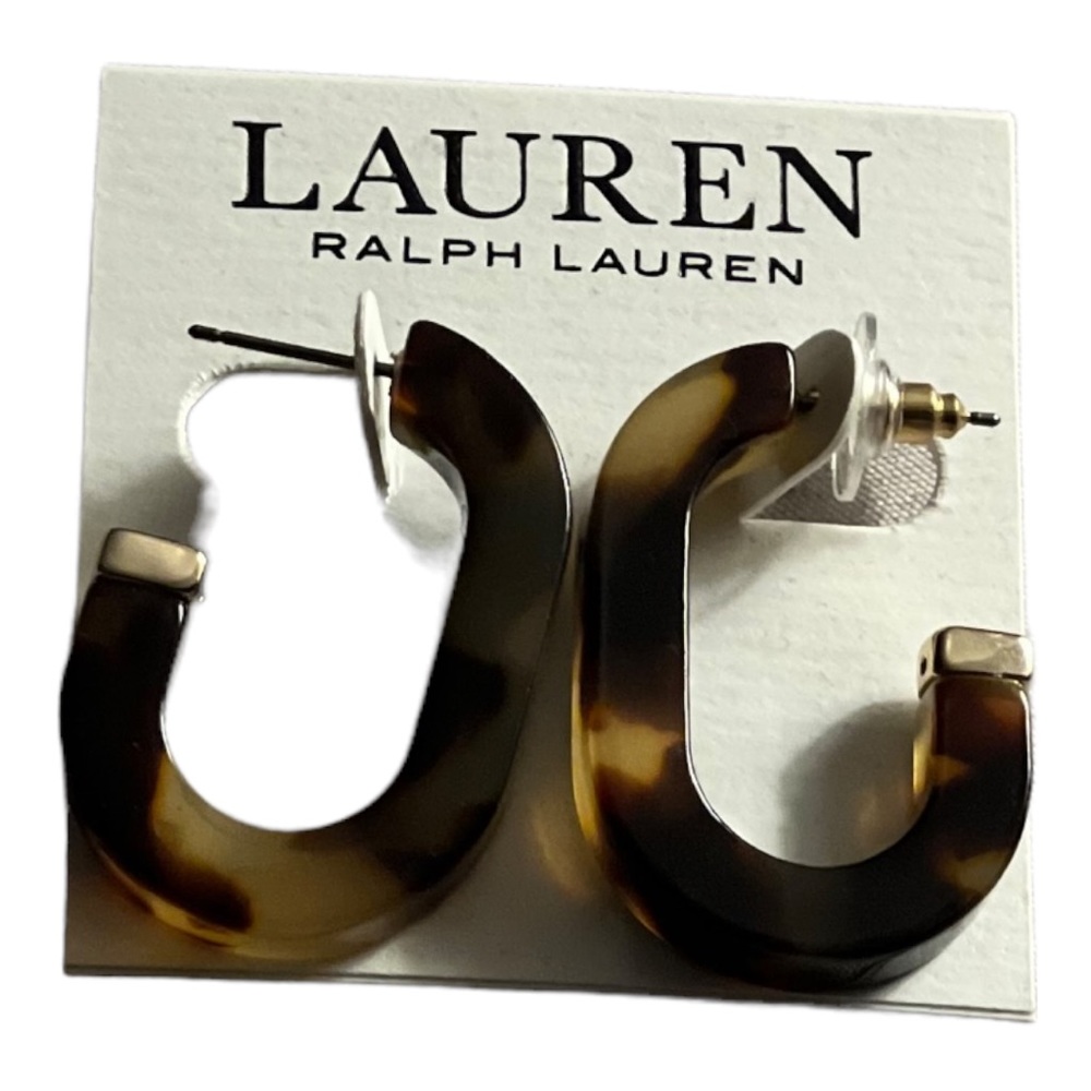 Tortoiseshell earrings